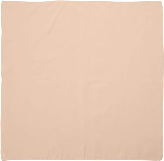 1pc Khaki Solid Color Bandana 22x22 Inches 100% Cotton