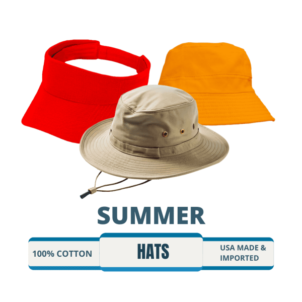 a summer hats collection images including safari hats, sun visor, bucket hats and many more.