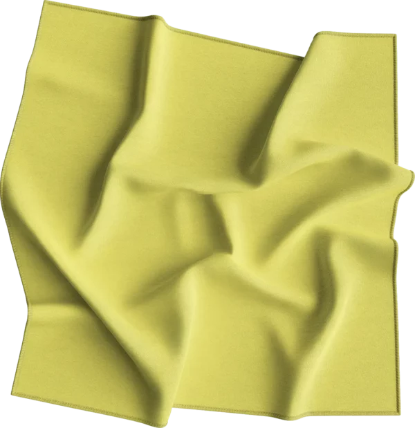 Light Yellow Solid Color Bandana - Imported - 100% Cotton - 27" x 27" - 12 pieces