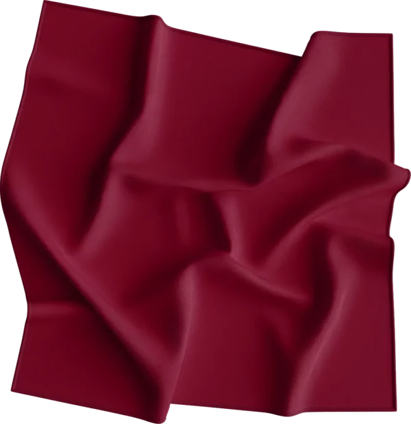 Burgundy Solid Color Bandana - Imported - 100% Cotton - 18" x 18" - 600pcs/Case
