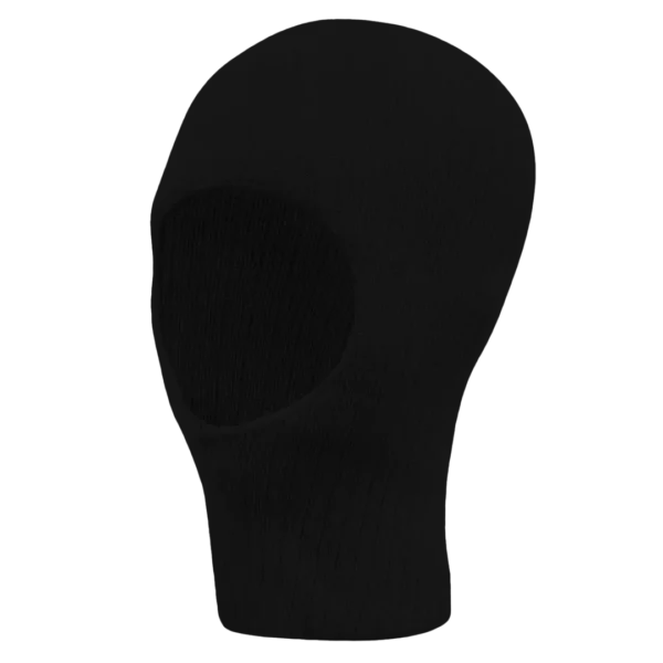Black One Hole Ski Mask Super Stretch - 1 piece