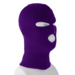 Purple / Grape Superstretch Full Face Ski Mask - Made in USA - 144pcs - Case