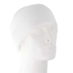 White Stretch Headband - Made in USA - 1 piece