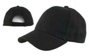 Purple Wool Look Baseball Hat with Adjustable Velcro Back - Single Piece