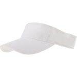 White Sun Visor Hat - 12 pieces