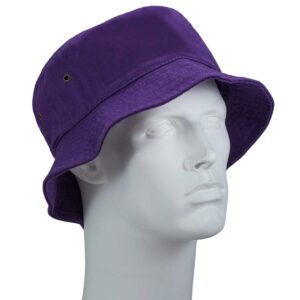 Purple Bucket Hat - Mixed Sizes - Dozen - 12 pieces