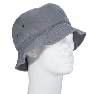 Grey Bucket Hat - Mixed Sizes - Dozen - 12 pieces