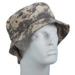 Grey Digital Camo Bucket Hat - Mixed Sizes - Dozen - 12 pieces