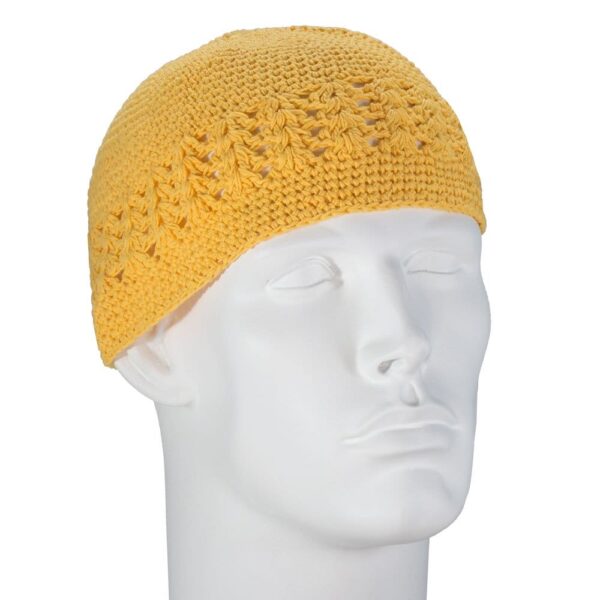 Gold Dual Weave Kufi - Single Piece