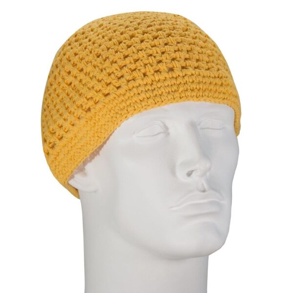 Gold Single Weave Kufi - Single Piece