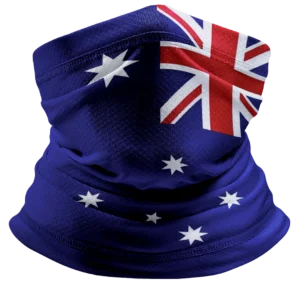 Country Flag Tube Headband - Australia Flag, 12 pieces