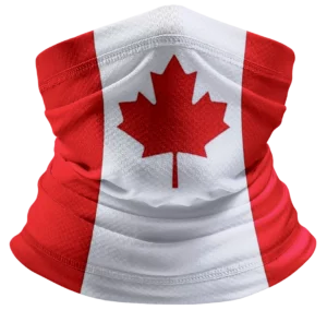 Country Flag Tube Headband - Canada Flag, 1 piece