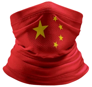 Country Flag Tube Headband - China Flag, 1 piece