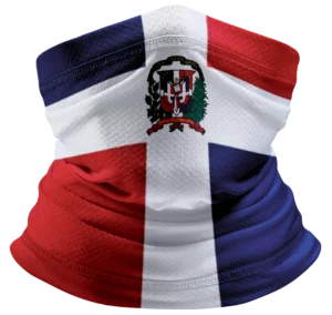 Country Flag Tube Headband - Dominican Republic, 1 piece