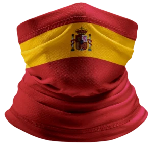 Country Flag Tube Headband - Spain Flag, 1 piece
