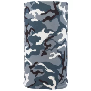 Camo Tube Headband - 12 pieces, Dark Grey