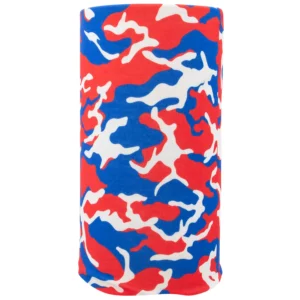 Camo Tube Headband - 1 piece, Red White Blue