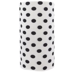Polka Dot Tube Headband, Neck Gaiter - 1 piece, White