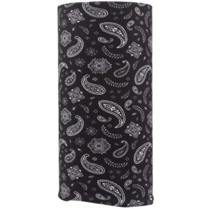 All Over Paisley Tube Headband - 1 piece, Black