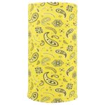 All Over Paisley Tube Headband - 1 piece, Yellow