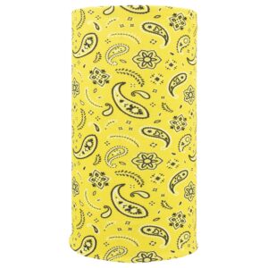 All Over Paisley Tube Headband - 1 piece, Yellow