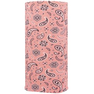 All Over Paisley Tube Headband - 1 piece, Strawberry