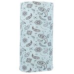All Over Paisley Tube Headband - 1 piece, Aqua