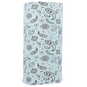 All Over Paisley Tube Headband - 1 piece, Aqua