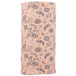 All Over Paisley Tube Headband - 1 piece, Peach