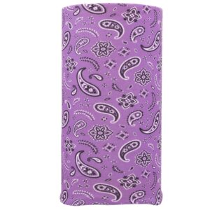 All Over Paisley Tube Headband - 1 piece, Grape
