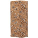 All Over Paisley Tube Headband - 1 piece, Brown