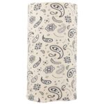 All Over Paisley Tube Headband - 1 piece, Natural