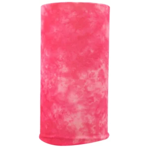 Tie Dye Tube Headband - 12 pieces, Pink