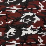 Red Camo Bandana - 22" x 22", 1 piece
