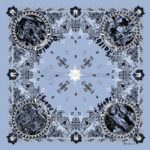 Jesus Christ - Christian Bandana - Light Blue - 22x22 Inch - 22" x 22", 12 pieces