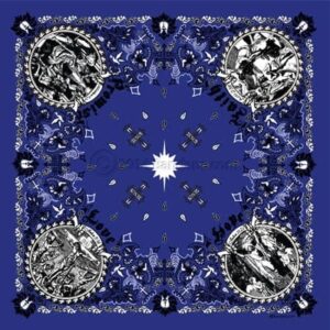 Jesus Christ - Christian Bandana - Royal - 22x22 Inch - 22" x 22", 12 pieces
