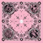 Jesus Christ - Christian Bandana - Light Pink - 22x22 Inch - 22" x 22", 1 piece