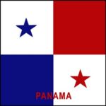 Panama Flag Bandana - 22x22 Inch - 22" x 22", 1 piece