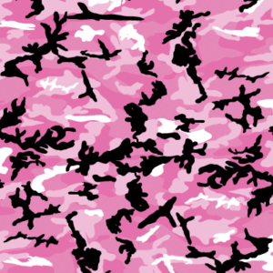 Pink Camo Bandana - 22" x 22", 1 piece