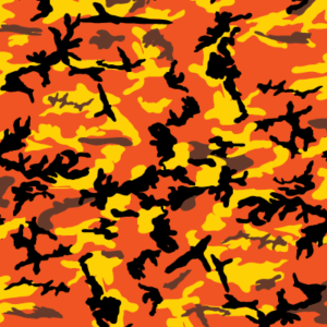 Orange Camo Bandana - 22" x 22", 600pcs/Case