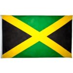 Jamaica Flag - 3ft x 5ft Polyester - Imported - 144pcs - Case