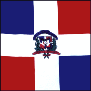 Dominican Republic Flag Bandana - 22x22 Inch - 1 piece