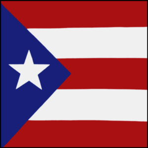 Puerto Rican Flag Bandana - 22x22 Inch - 1 piece