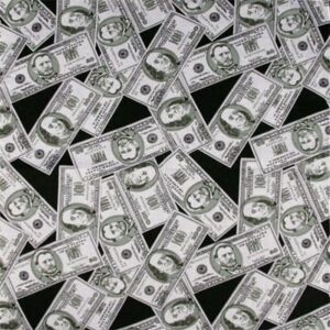 Money Print Bandana - 22x22 Inch - 600pcs/Case