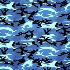 USA Made Blue Sky Camo Bandana - 22x22 Inch - 1 piece