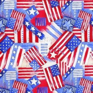 Old Glory Bandana - 22x22 Inch - 1 piece