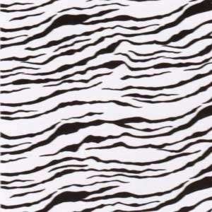 Zebra Stripe White Bandana - 22x22 Inch - 600pcs/Case