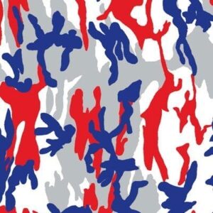 Patriotic Camo Bandana - 22x22 Inch - 1 piece