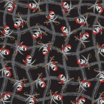 Ghost Pirate Bandana - USA - 22x22 Inch - 600pcs/Case