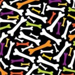 Neon Bones Bandana - USA -22x22 Inch - 12 pieces